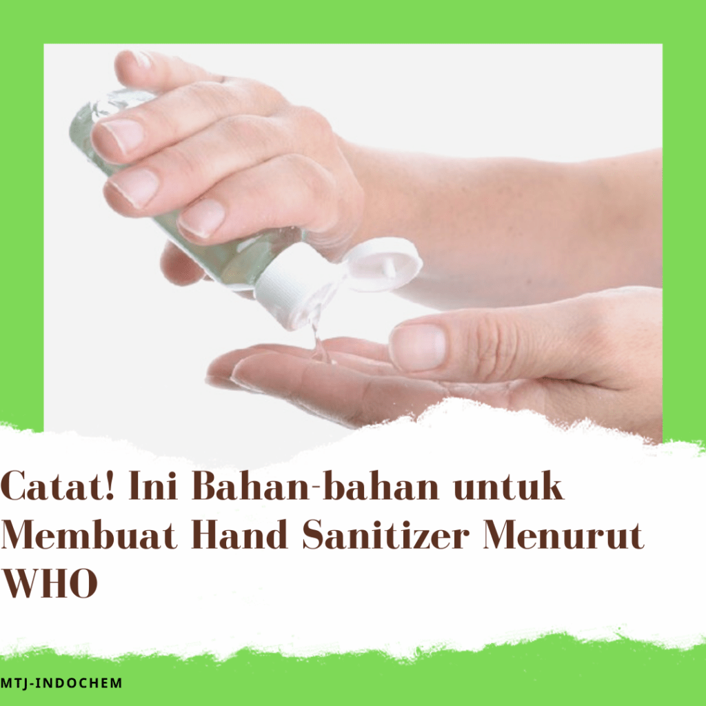 Catat! Ini Bahan-bahan untuk Membuat Hand Sanitizer Menurut WHO